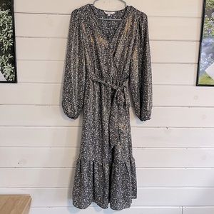 Lauren Conrad Floral Midi Dress